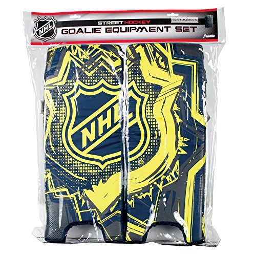 Franklin Sports Kids Street Hockey Goalie Pads Set Youth Mini