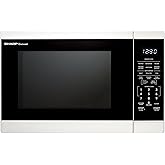 Sharp SMC1461KW 1.4 cu. ft. 1100W White Countertop Microwave Oven | Removable 12.4" Carousel Turntable