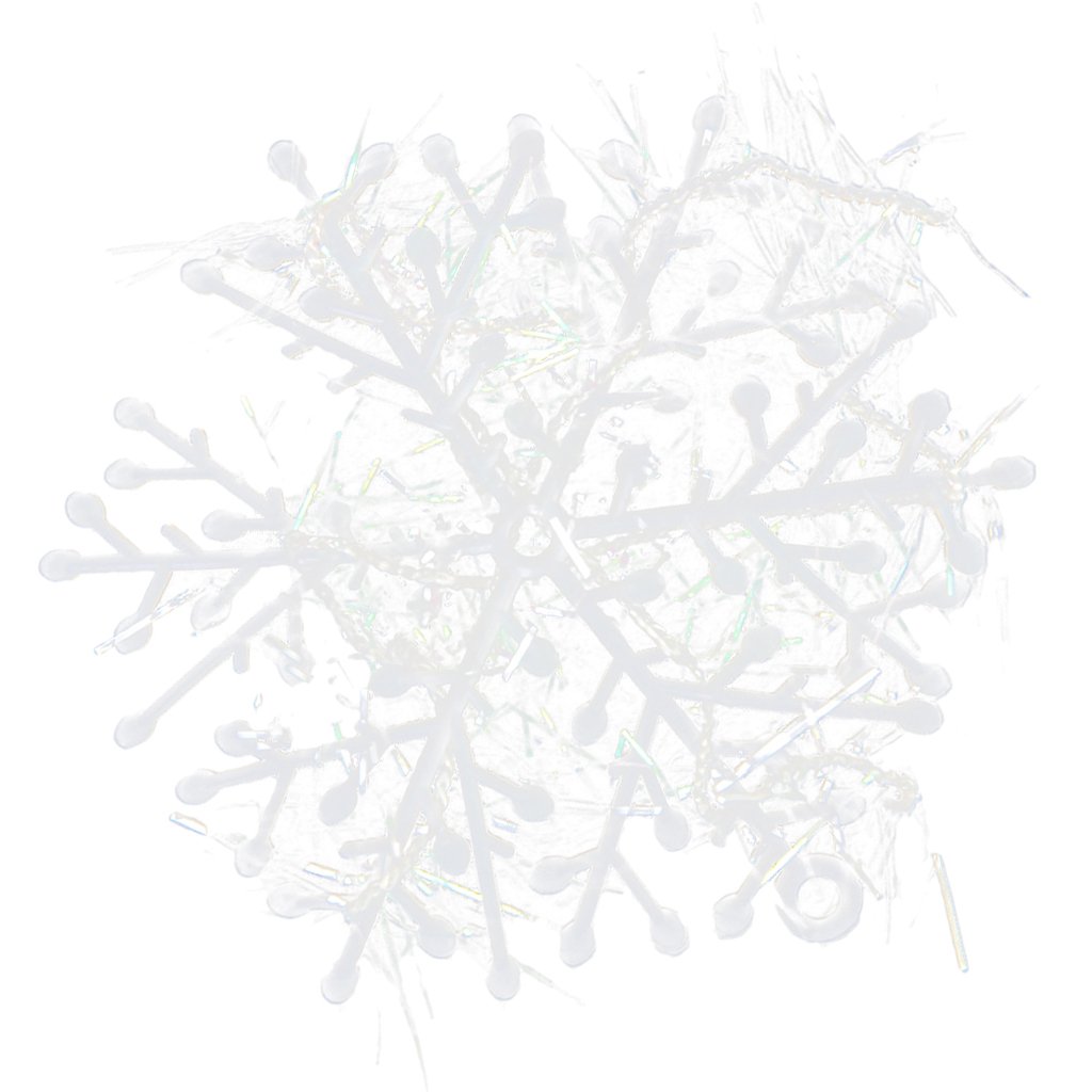 Paquetes Con Piezas De Copos Nieves Para Árbol De Navidad Colgantes Adornos Blanco