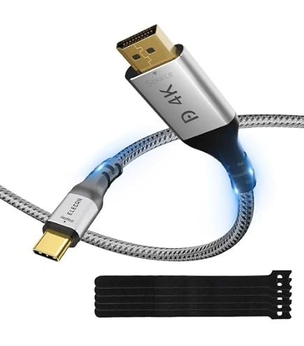 Amazon.com: Elecan Uni-Directional DisplayPort to USB-C Adapter
