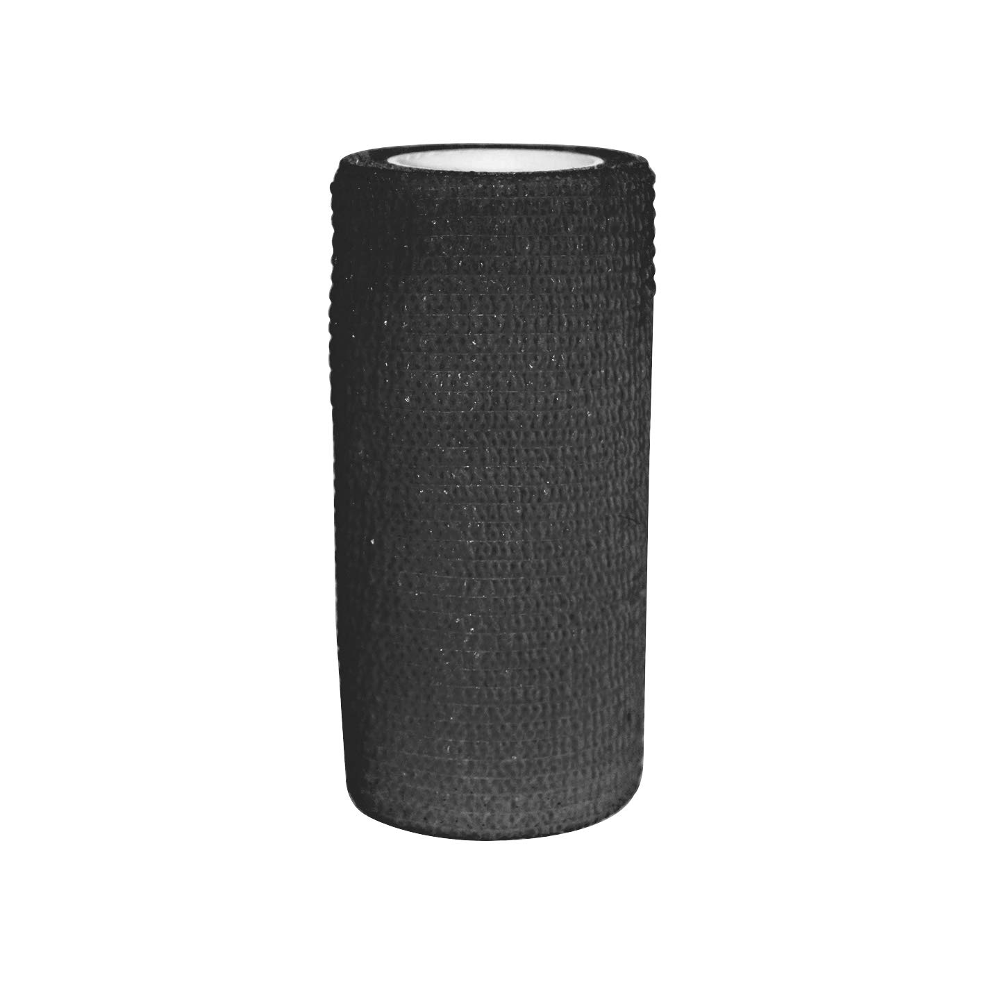 Perry Equestrian Cohesive Bandage - Equine Horse Pet Vet Wrap - 10cm x 4.5m (Black)