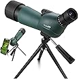 CLAVOLO HD Spotting Scope 20-60X60mm with Tripod, Phone Adapter & Carrying Bag, BAK4 Prism FMC Lens Waterproof for Target Shooting Hunting Bird Watching Wildlife Scenery