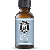 Bearded Mack Premium Beard Oil - The Icy Mack - Peppermint, Eucalyptus & Tea Tree - Softens, Removes Itch & Promotes Healthy Growth - Handcrafted in the USA, 1 oz