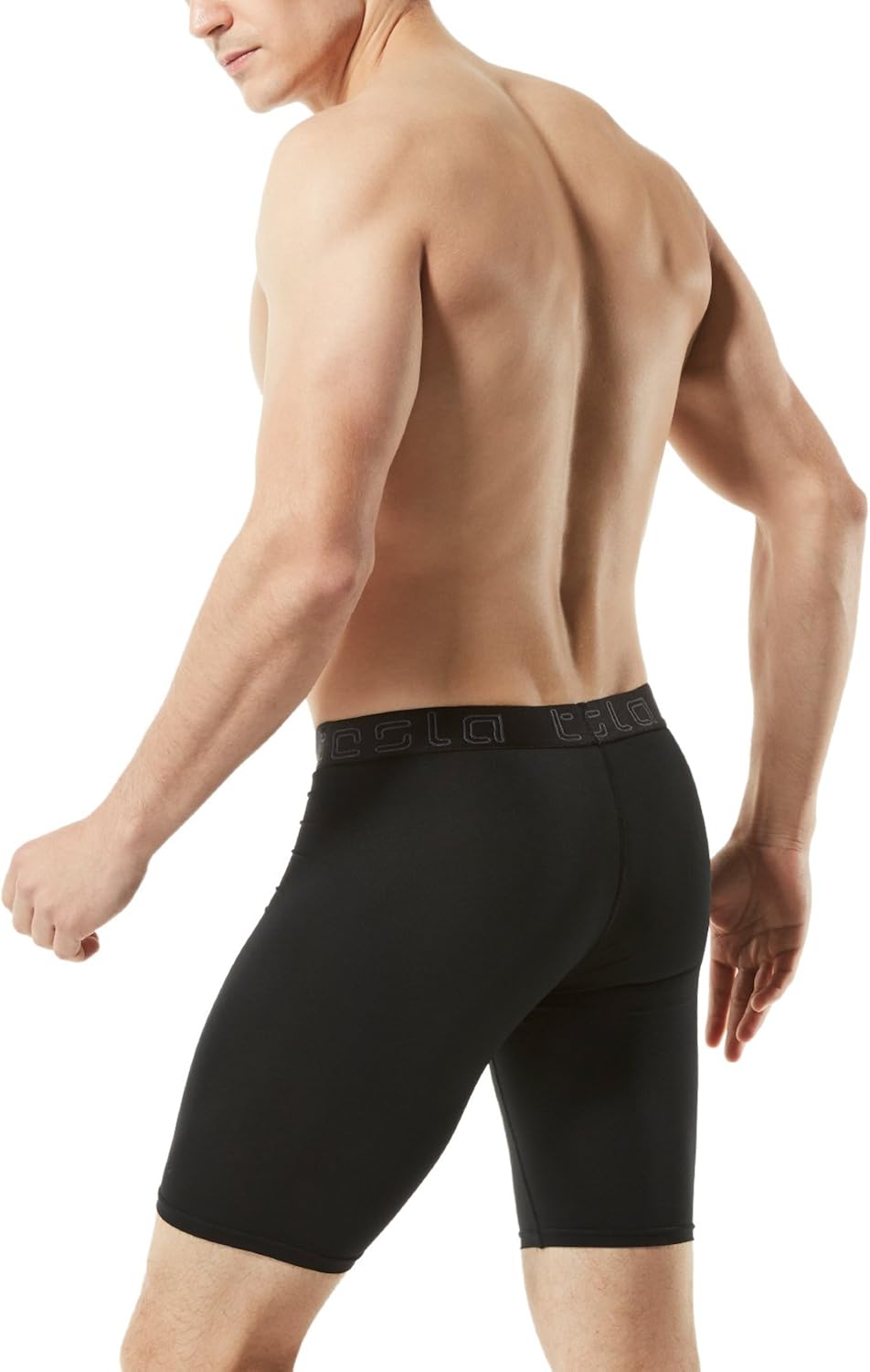 TSLA Men's Athletic Compression Shorts, Active Cool Dry Sports Performance Running Tights : Clothing