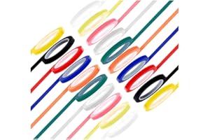 pizarra 20 Rolls 10 Colors Autoclave Tape 216 Ft/L X 0.24 in/W Instruments Identification Tape Autoclavable 270 Fahrenheit