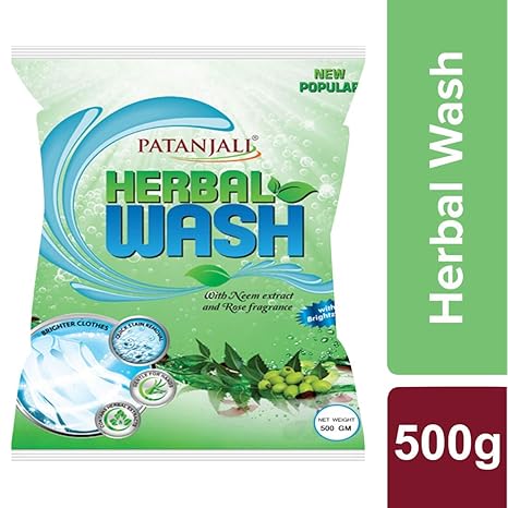 Patanjali Herbal Wash Detergent Powder - 500 g