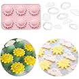 JeVenis Set of 6 Party Supplies - You are my Sunshine Cake Mold & Cupcake Decoration - Sun & Cloud Molds