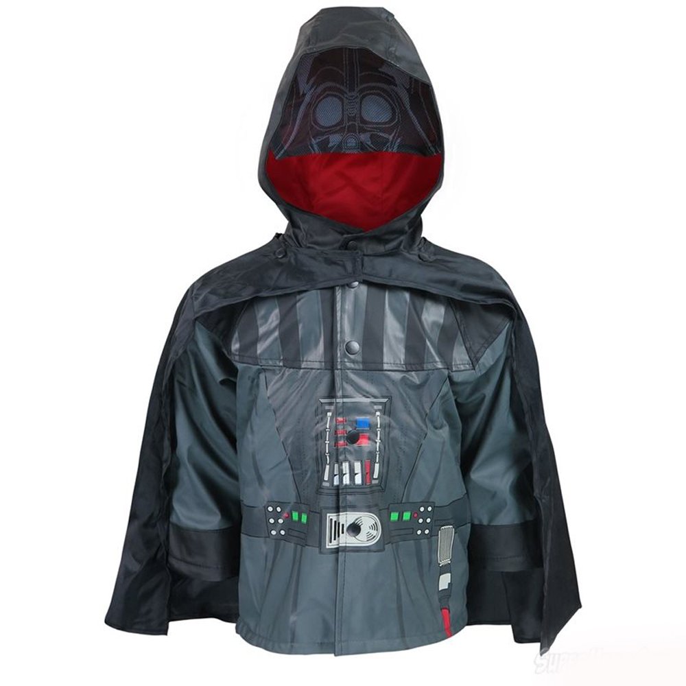 Star Wars Kids Darth Vader Rain Coat (4 Years) Black Amazon.co.uk