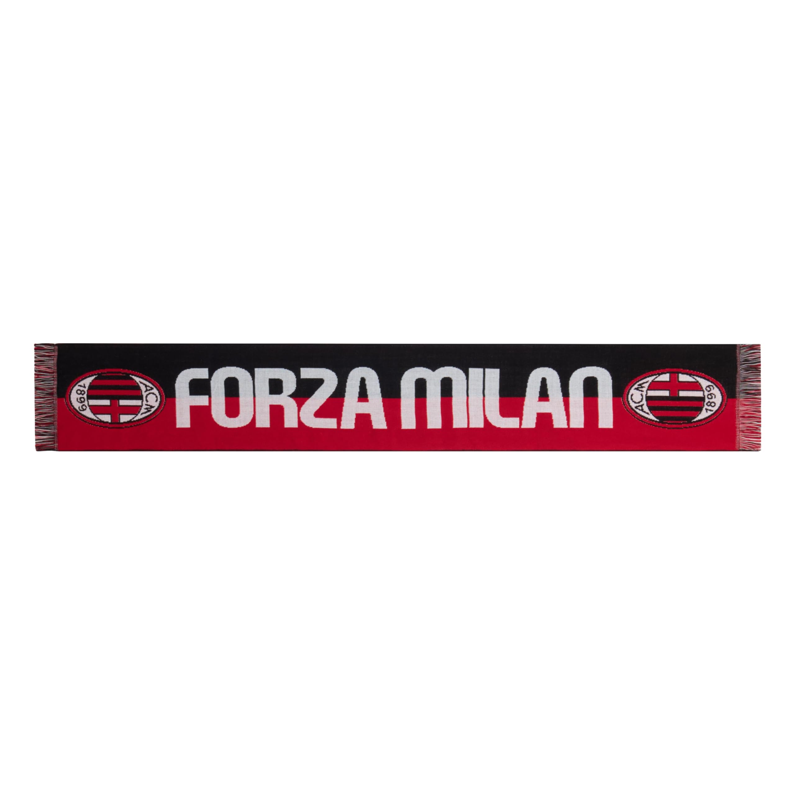 AC Milan, Official Jacquard Acrylic Scarf One Size Graphic