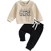 Toddler Baby Girl Clothes Daddys Girl Long Sleeve Pullover Sweatshirt Stretch Jogger Pants Infant Fall Winter Outfit