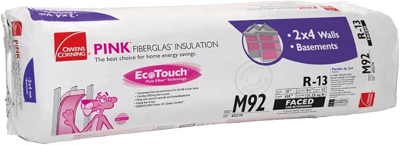 Owens-Corning M92 Eco Touch BATTS de aislamiento de fibra de vidrio