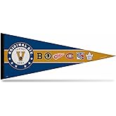 Rico Industries NHL Hockey 12" x 30" Felt Wall Décor Pennant - Great for Home/Bed Room/Man Cave Décor