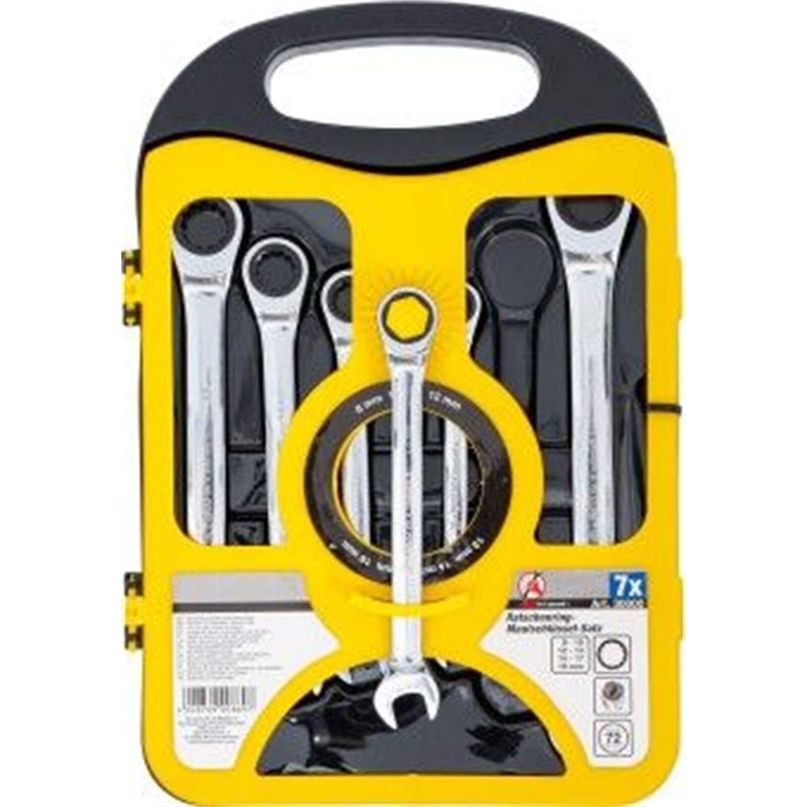BGS Diy 30000 | Ratchet Combination Wrench Set | 8 - 19 mm | 7 pcs.
