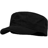 NYFASHION101 Fashionable Solid Color Unisex Adjustable Strap Cadet Cap