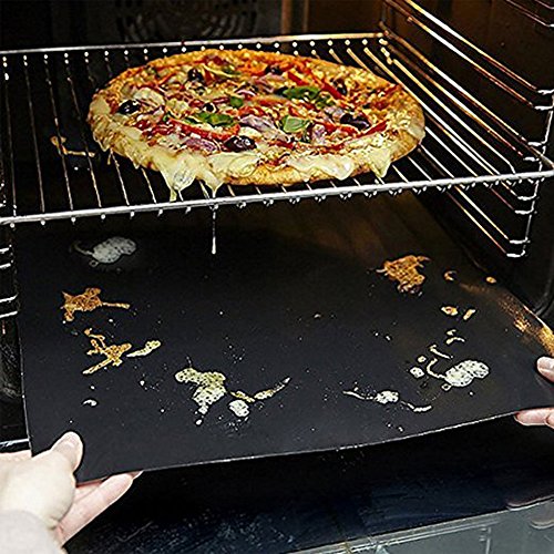 Kolodo Grill Mat - Heavy Duty 600 Degree Non Stick BBQ Grill Mats - Heat Resistant Mats (Set of 3) - Reusable and Easy to Clean By