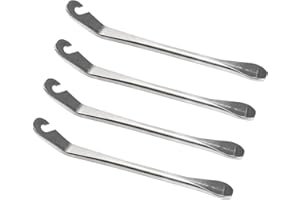 Bike Tire Levers Tyre Spoon Stainless Steel Changing Tool for Changing Road & Mountain Bike Tubes Premium Bicycle Accessories