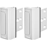 Home Security Door Lock, Upgrade Easy Open Childproof Door Reinforcement Lock with 3" Stop Withstand 800 lbs for Inward Swing