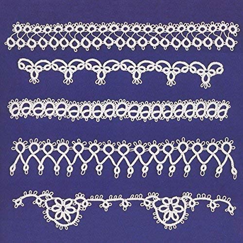 Tcplyn Premium Quality 2Pcs Tatting Shuttles Plastic for Hand Lace Making Craft Tool-Random Color