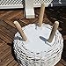 REVOLUMINI Wicker Plant Stand for Indoors Handmade with Natural Materials Modern Style Flower Pot Holder,Set of 3thumb 4