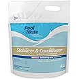 Pool Mate 4-Pounds Premium Pool Stabilizer and Conditioner, Concentrated Cyanuric Acid for Pools, Helps Chlorine Last Longer