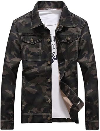 black camo denim jacket