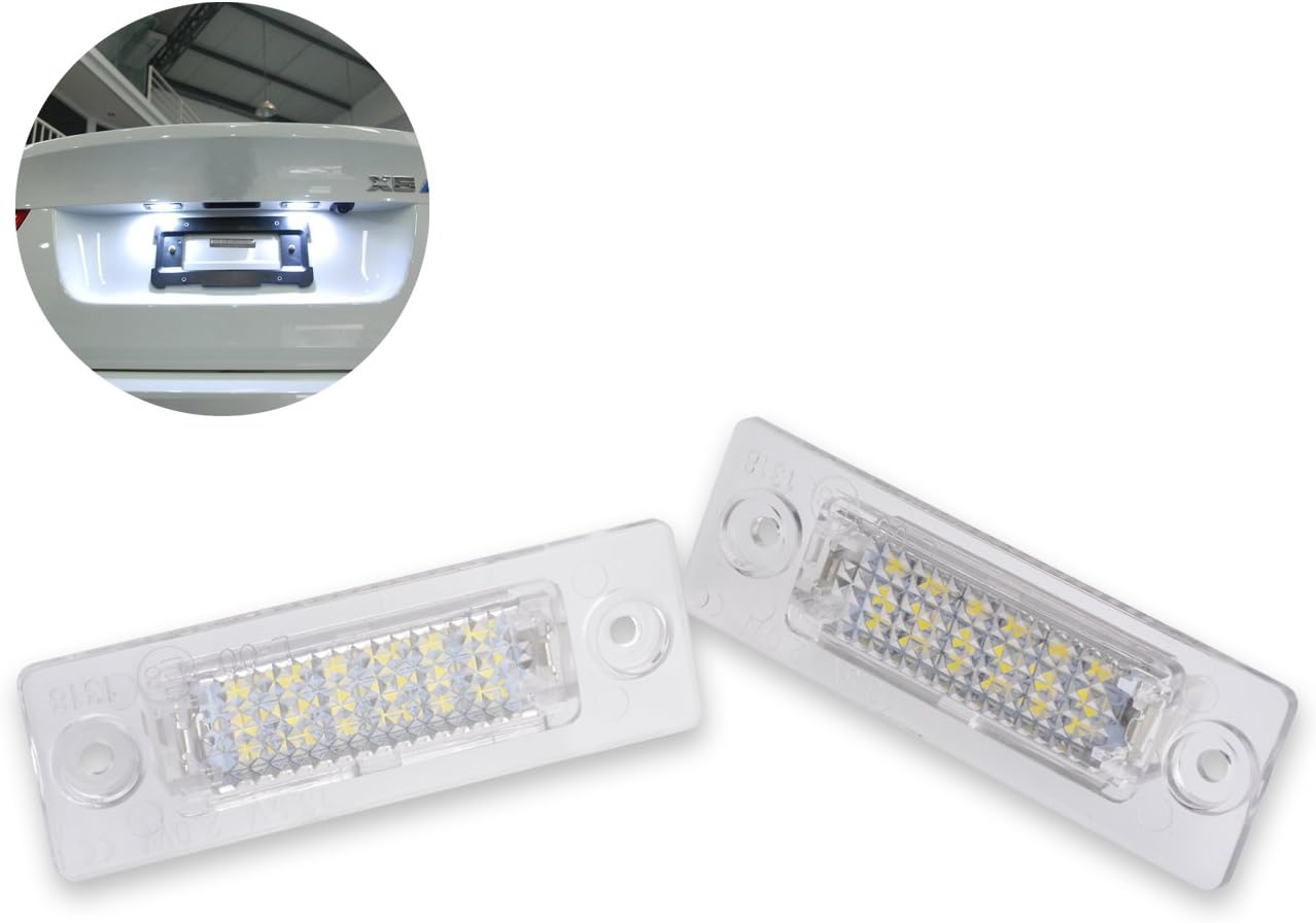 NATGIC 1 Pair Led Number License Plate Light Lamp License Plate Light CanBus Car Parking Exterior Lamp Car Parking Exterior Lamp - Image 3