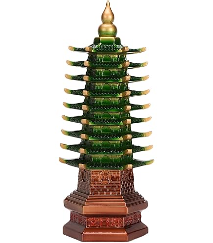 風水 縁起物 九層文昌塔 金属製 全高30cm.重量1200 g大迫力 風水 縁起物 九層文昌塔 金属製 全高30cm.重量1200 g大迫力 【公式通販】