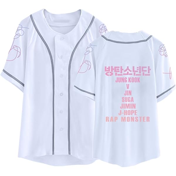 Baseball Jersey Love Yourself Shirt Jungkook Suga Jhope Jimin V