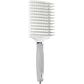 Olivia Garden Ceramic + Ion XL Pro Hair Brush - Paddle Brush for All Hair Types - Smooths and Adds Shine