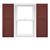 Mid America Open Louver Vinyl Shutters