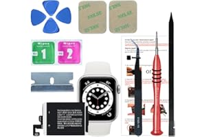 Soseieiu Replacement Battery for Apple Watch Series 6 40mm（Not for S6 44mm,265.9mAh iWatch A2345 Batterywith Repair Parts + Installation Manual + Back Cover Adhesive