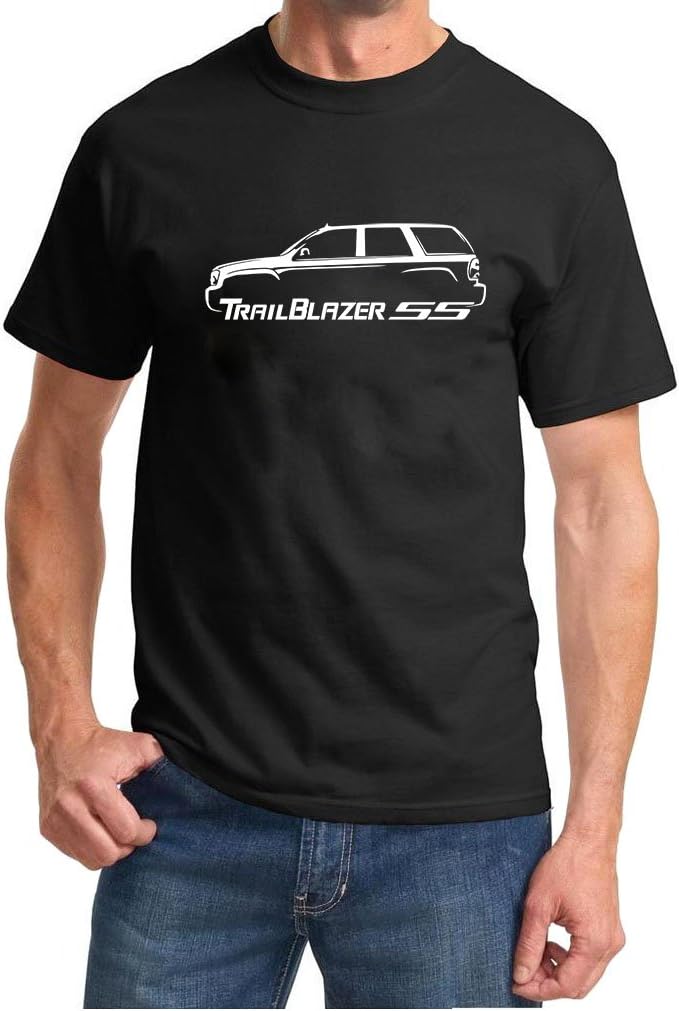 Trailblazer SS SUV Classic Car Outline Design Tshirt