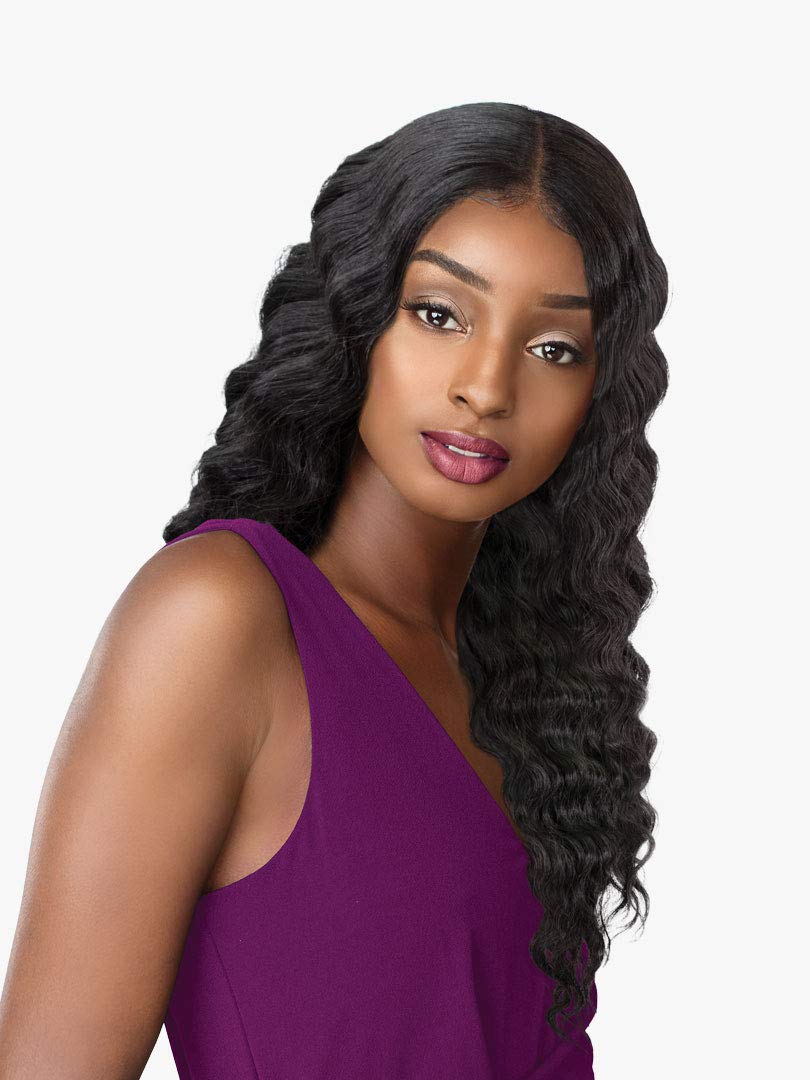Sensationnel Dashly Lace Front Wig - LACE UNIT 13 (1B Off Black)