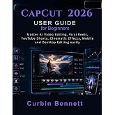 CapCut 2026 User Guide for Beginners: Master AI Video Editing, Viral Reels, YouTube Shorts, Cinematic Effects, Mobile and Desktop Editing easily