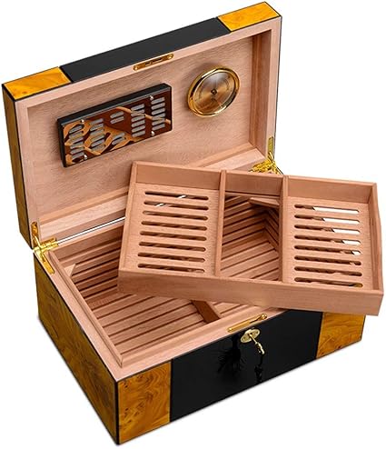 Cajas y dispensadores Cigarro Humidors Madera De Cedro ...