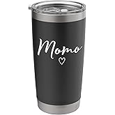 Momo Gifts For Women Grandma Heart Mother's Day Momo Stainless Steel Insulated Tumbler
