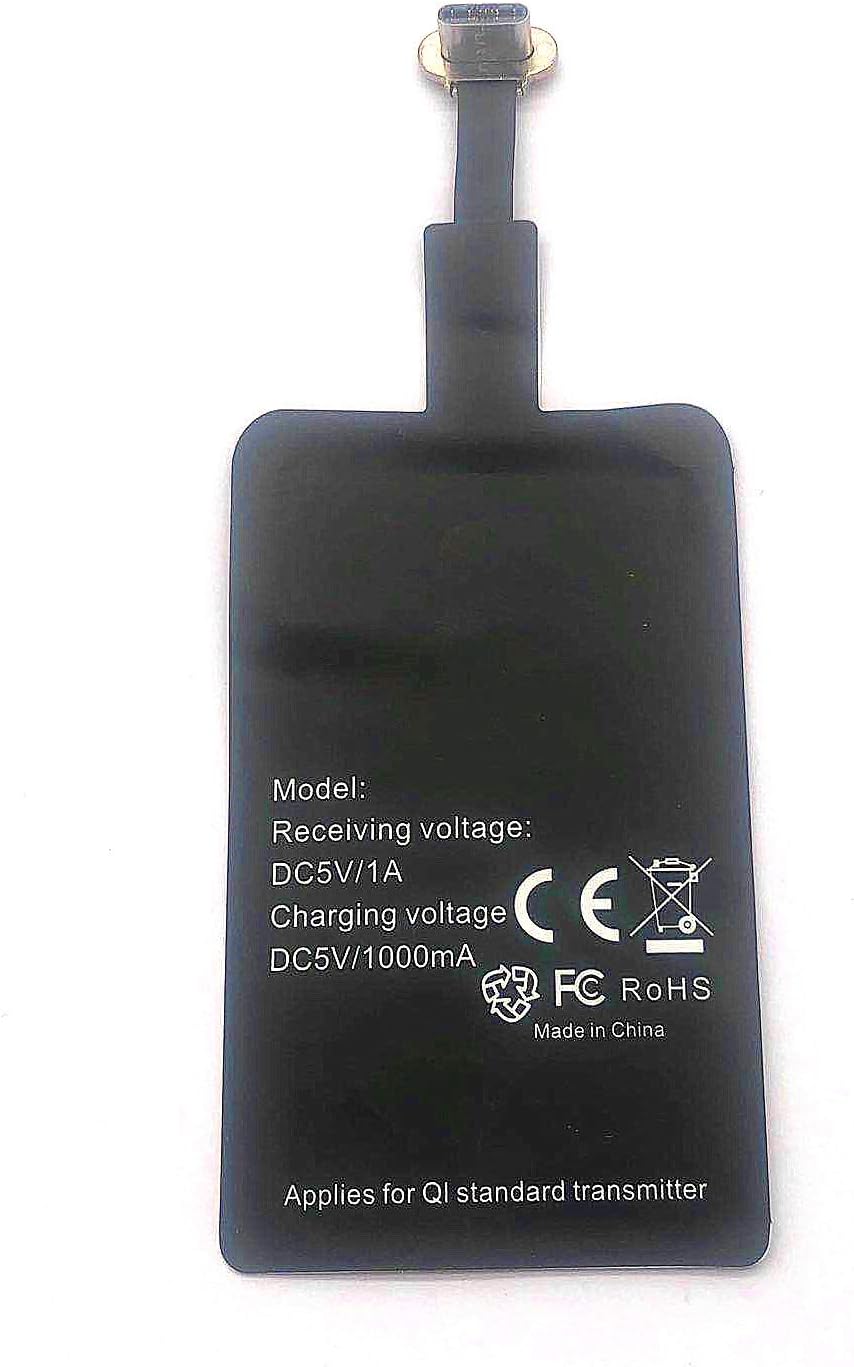 AISHEMI Wireless Charging Receiver Adapter with Fast Smart Microchip Technology for Samsung LG Huawei Sony Motorola Xiaomi Alcatel All Android Device USB Type-C: Home Audio & Theater