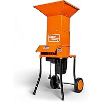 SuperHandy - Electric Leaf Shredder - Steel Construction, 15 Amp 120V AC Motor, 11" Cutting Blades, 0.5" Capacity for Leaves,