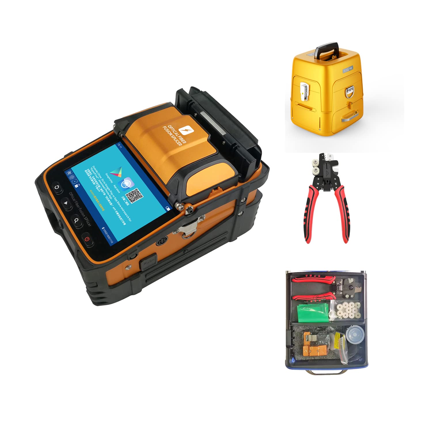 QIIRUN Fusion Splicer AI-9 Toolbox Kit with Auto