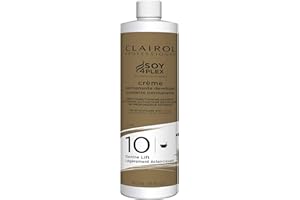 Clairol Professional Crème Permanente 10 Volume Hair Developers, 16 oz. | For Coloring, Lightening & Lifting with Deep Conditioning Formula | Packaging May Vary