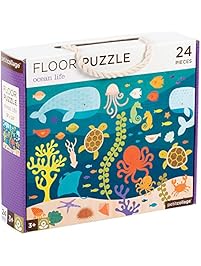 Petit Collage Floor Puzzle, Ocean Life Friends, 24 pieces