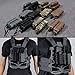 IDOGEAR Mag Pouches 5.56/7.62mm Rifle Magazine Pouches with 9mm Pistol Mag Pouch Set Tactical Airsoft Molle Mag Carrier Holder
