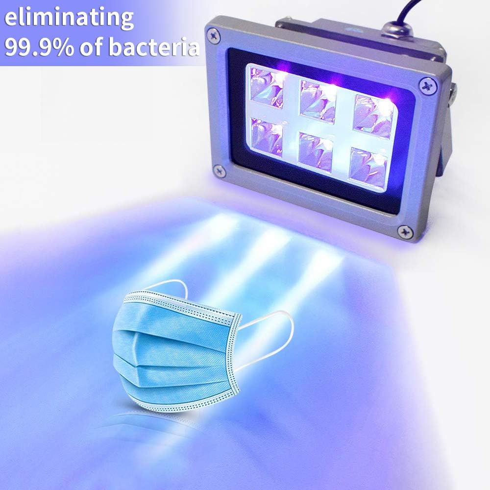 SRIWNP UV Resin Curing Light SLA/DLP 3D Printer 405nm UV Resin with 6W Output for UV Curing, Photochemical Catalysis, Medical Therapy,eliminating 99.9% of Bacteria (6w)