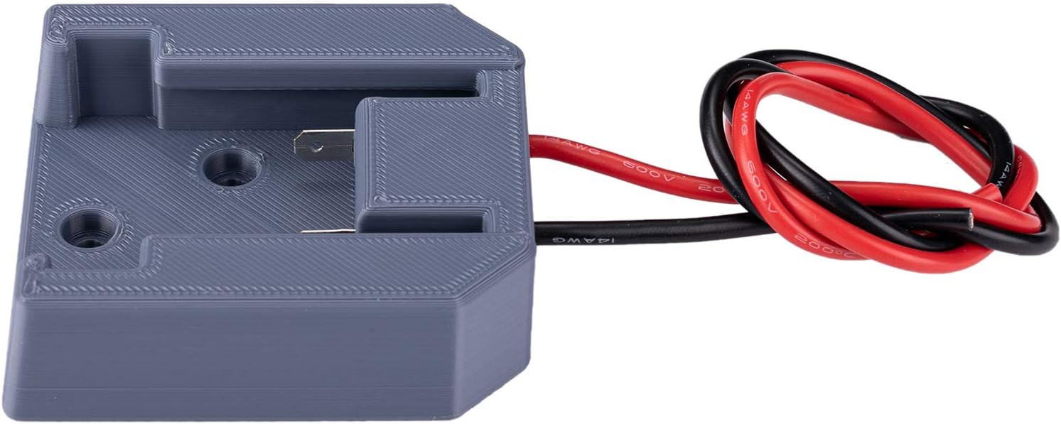 Battery Adapter for Milwaukee M18 Battery 18V Dock Power Mount Connector 14 Gauge Robotics(DIY): Home Audio & Theater