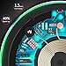 Wireless Charger Charging Pad Compatible for iPhone X, iPhone 8/8 Plus, Nexus 7/6/5, Galaxy S9/S9+/S8/S8+/S7/S7 Edge/S6, Nokia1520 and Other Devices, Provides Fast Charging Black