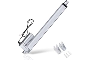 ECO-WORTHY Heavy Duty 330lbs/1500N Solar Tracker Linear Actuator Multi-Functions with Mounting Brackets (12V, 12") IP54 Waterproof 300mm Stroke Linear Motion Actuator