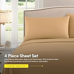 1500 Supreme Collection Full Sheet Sets Camel