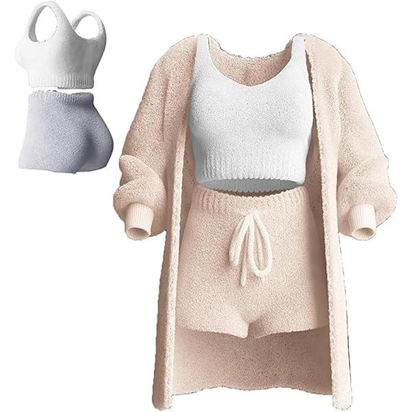MISTREASS Fluffy Charm Knit Trio Set ⁡, '𝟤𝟧 𝖠𝗎𝗍𝗎𝗆𝗇