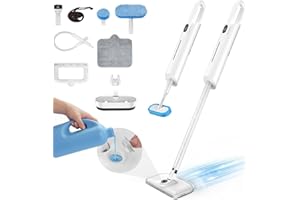 MXNSEWR Steam Mop All-in-one for Floor Cleaning, MultiPurpose Steam Cleaner for Home with 13 Accessories, Detachable Handheld Floor Steamer with Scent Container and strap for Hardwood,Tiles,Cloths and Carpet