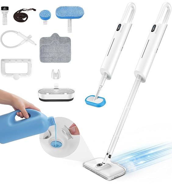 STEAM MOP ALL-IN-ONE FOR FLOOR CLEANING, MULTIPURPOSE STEAM...